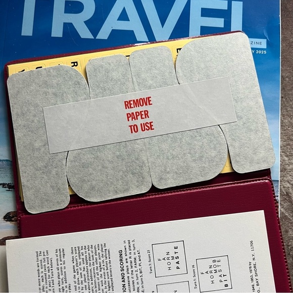 Vintage Scrabble Pocket Edition Board Game Travel Word Game - Picture 6 of 11